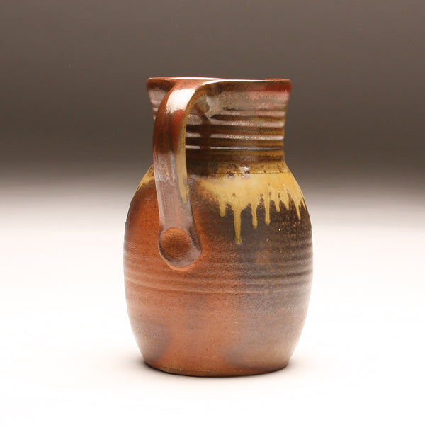 GH284 half-gallon pitcher woodfired persimon and ash
