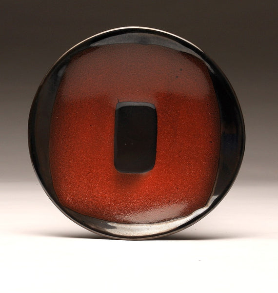DH020 11" Black and Red "Portal" Platter