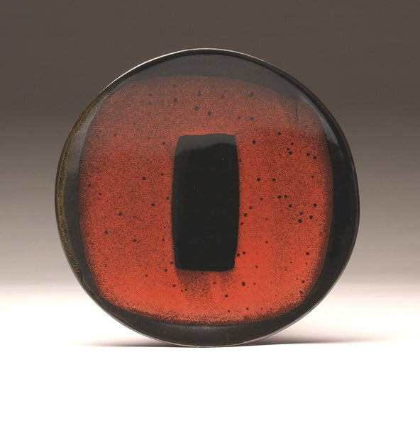 DH022 11" Black and Red "Portal" Platter