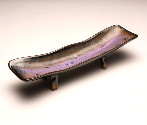 DH024 Relish Tray in Black, Purple, and Chartreuse