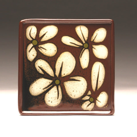 DH042 Square Flower Plate