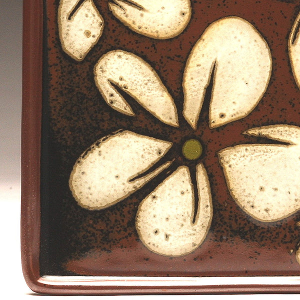 DH042 Square Flower Plate