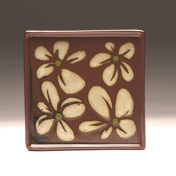 DH051 Square Flower Plate