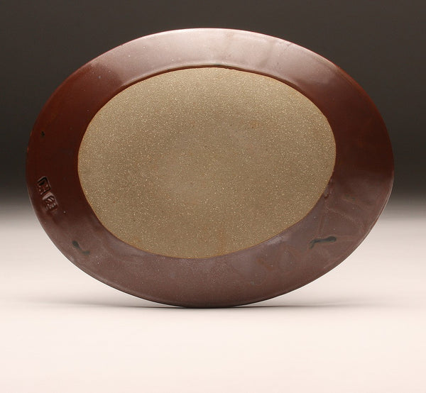 DH076 Medium Multi-Colored Oval Platter