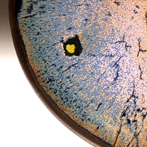 DH101 8" Purple and Black Spotted Platter