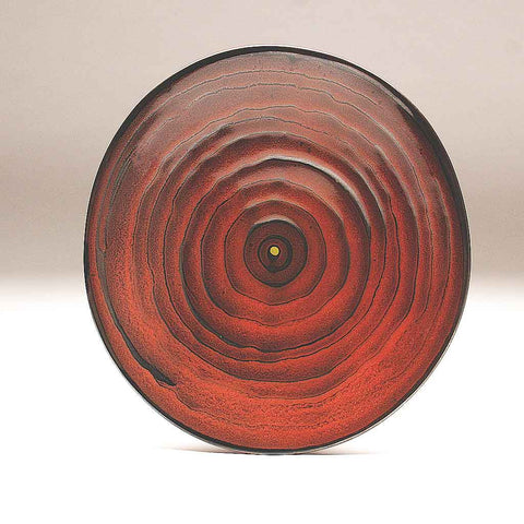 DH285 15"Red Circles Platter