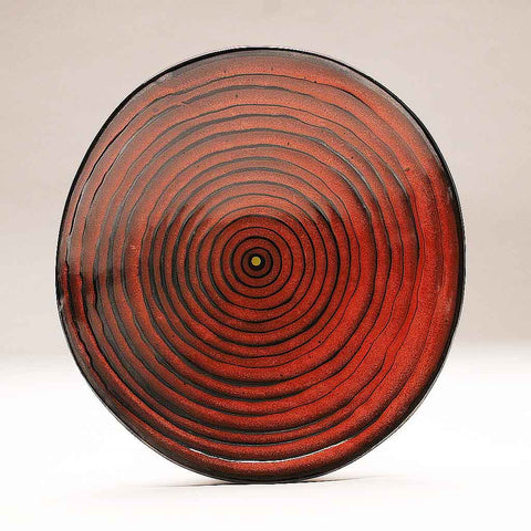 DH291 Red Circles Platter