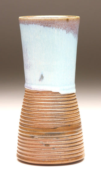 GH012 Chun Blue "Groovy" Vase