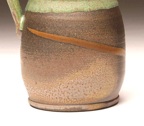 GH019 Woodfired Pitcher with Green Top