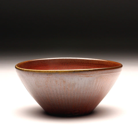 GH042 Small Woodfired Bowl in Persimmon