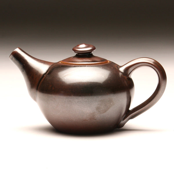 GH103 Small Tenmoku Woodfired Teapot