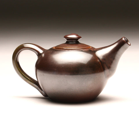 GH103 Small Tenmoku Woodfired Teapot