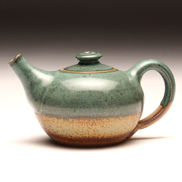 GH104 Small Teal & Ash Teapot