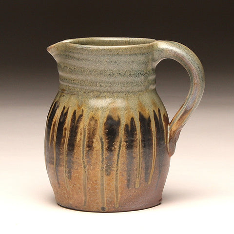 GH211 quart pitcher woodfired teal and ash