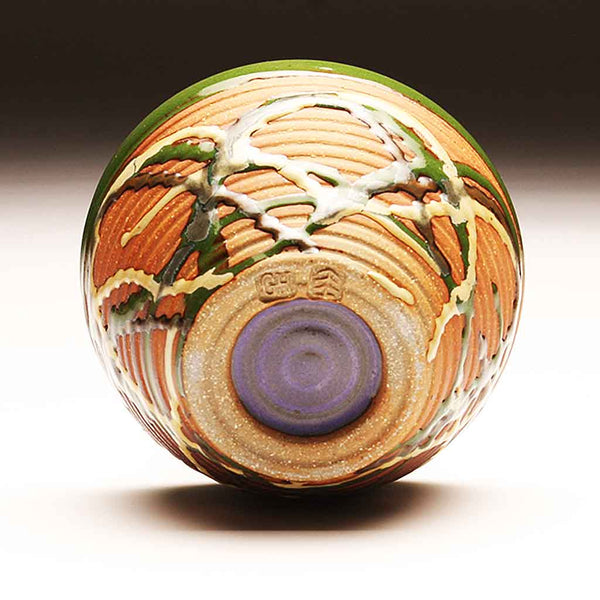 GH262 Small Woodfired Carnival Bowl