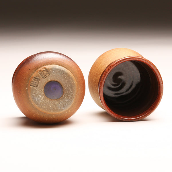 GH266  Pair of Woodfired Tea Bowls